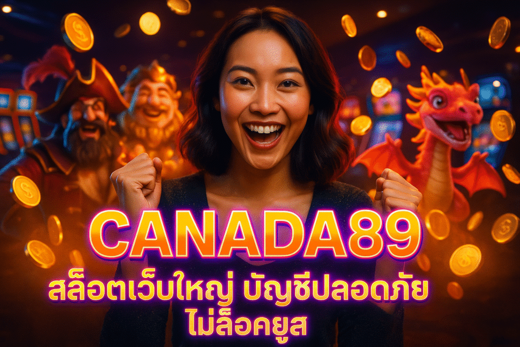 CANADA89 สล็อตเว็บใหญ่ บัญชีปลอดภัย ไม่ล็อคยูส