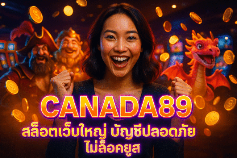 CANADA89 สล็อตเว็บใหญ่ บัญชีปลอดภัย ไม่ล็อคยูส