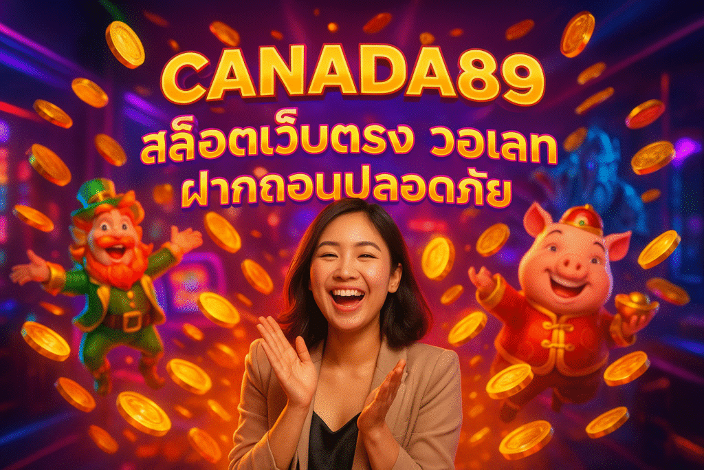 CANADA89 สล็อตเว็บตรง วอเลท ฝากถอนปลอดภัย