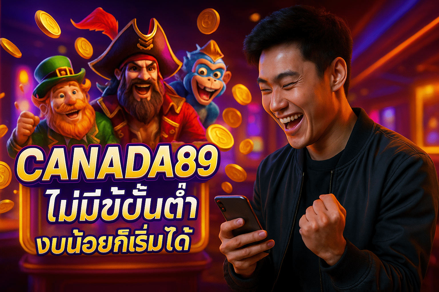 CANADA89 ไม่มีขั้นต่ำ งบน้อยก็เริ่มได้