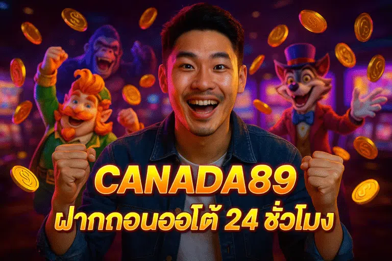 CANADA89 ฝากถอนออโต้ 24 ชั่วโมง